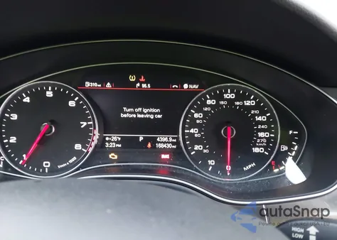 2014 Audi A6 3.0T Premium Plus из США, поврежденный, VIN WAUFGAFC9EN032644